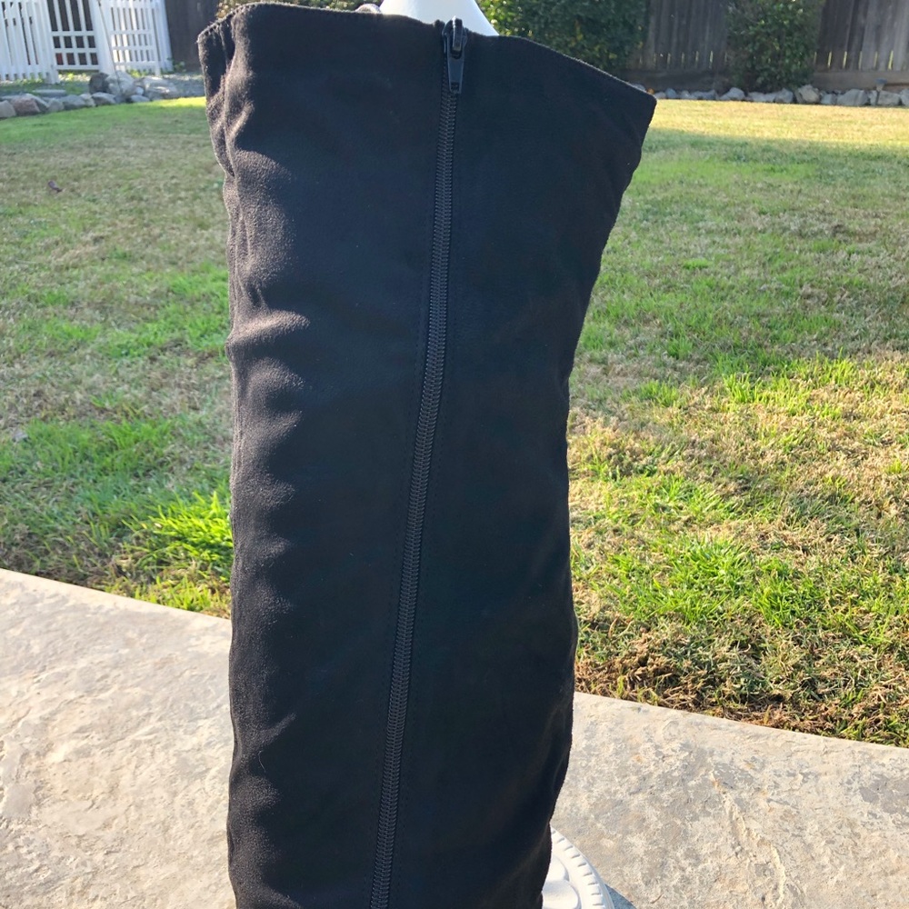 ❤️ LAST PAIR LEFT Side Lace Up Over The Knee Boots - Picture 7 of 8